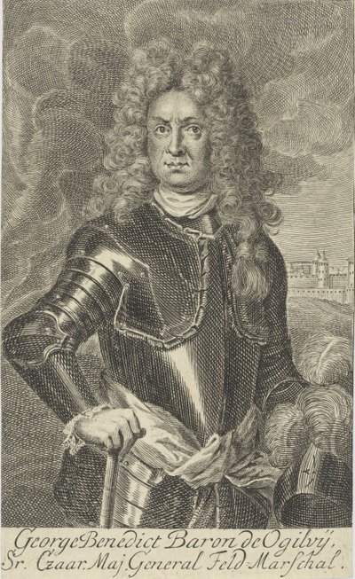 ジョージベネディクトオロンの男爵、男爵オグルヴィドミュアタウン1651-1710、1705。 作： Martin Bernigeroth