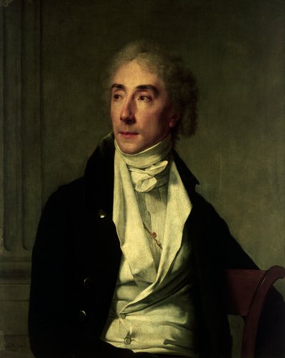 バティスト・カデの肖像 フランスの俳優 マルタン・ドロリング（1752-1817）の絵画 油彩・キャンバス 作： Martin Drölling