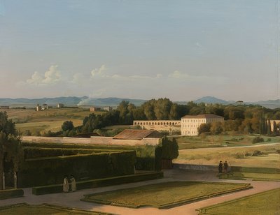 ヴィラメディチの庭園の景色。 1811-16 作： Martin Drölling