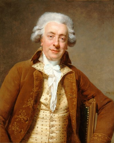 建築家クロード・ニコラス・ルドゥーの肖像 1736-1806, 1790. 作： Martin Drölling