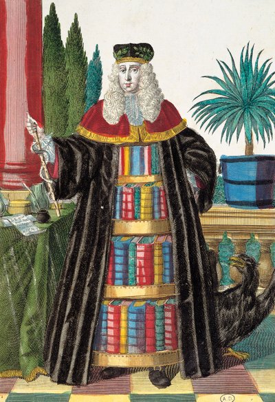 医師、マルティン・エンゲルブレヒト（1684-1756）の「Assemblage des nouveau manouvries habilles」の彫刻、ドイツ 作： Martin Engelbrecht