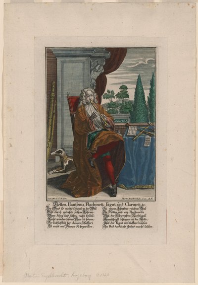 Woodwind Instruments、ca 1720-1730 作： Martin Engelbrecht
