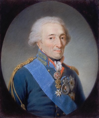 ニコライ王子イワノビッチサルティコフの肖像1736-1816、1807 作： Martin Ferdinand Quadal