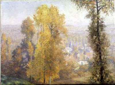 Autumn Glow（油彩・キャンバス） 作： Martin Gwilt Jolley