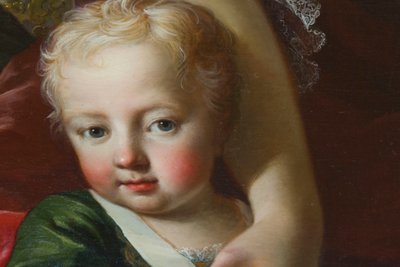 サルデーニャ島のヴィクトル・アマデウス3世（1726-1796）の肖像、「ポリクセナの肖像」からのディテール 作： Martin II Mytens or Meytens