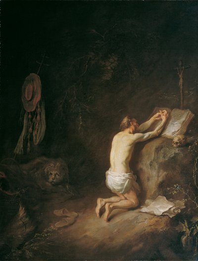聖ジェローム 作： Martin Johann Schmidt