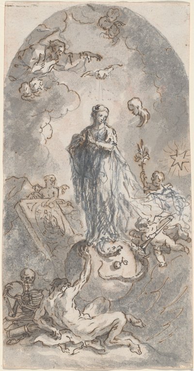 無原罪懐胎の聖母 (直訳) 作： Martin Johann Schmidt