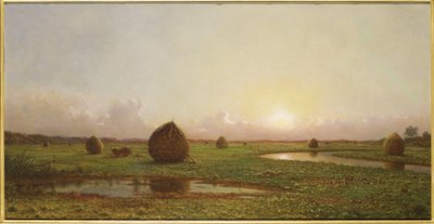 干し草の山、1876〜88年頃 作： Martin Johnson Heade