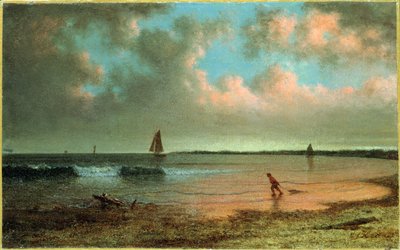 ニューイングランドの海岸のシーン 作： Martin Johnson Heade