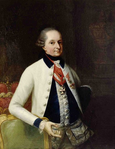 ニコラウス1世、エステルハージ王子1714-1790、ハンガリー歩兵連隊33号の制服 作： Martin Knoller
