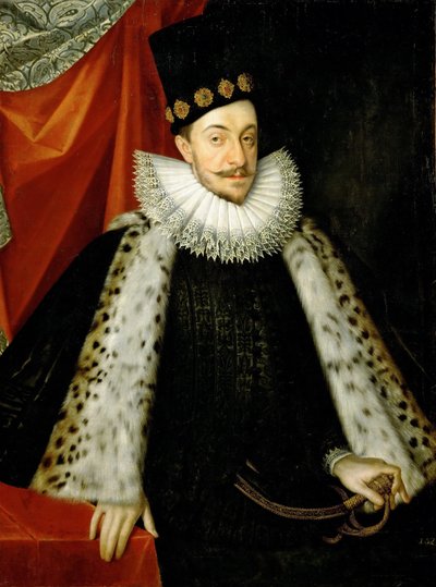 ポーランド国王ジギスムント3世の肖像1566-1632 作： Martin Kober