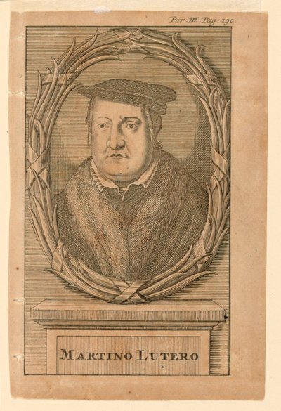 マルティン・ルターの肖像 (1483-1546) 作： Martin Luther