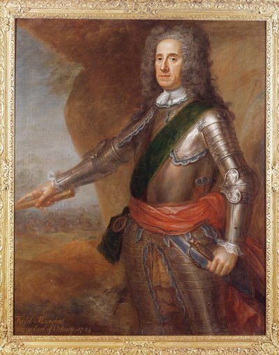 ジョージハミルトン元帥（1666-1737）オークニー伯爵、1724年 作： Martin Maingaud