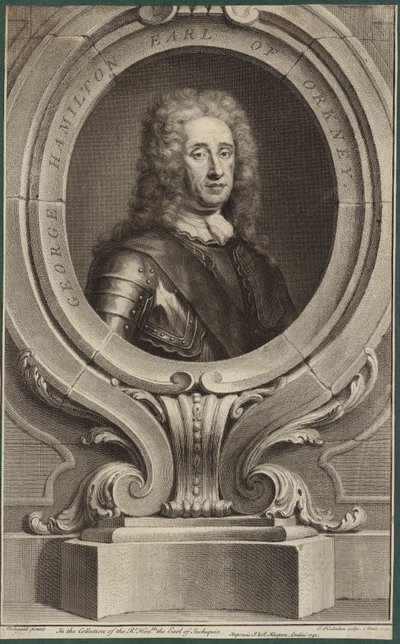 オークニー伯のジョージ・ハミルトンの肖像 作： Martin Maingaud