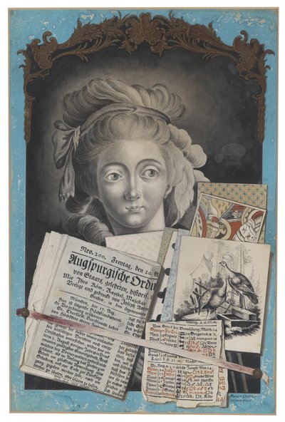 肖像画のだまし絵 作： Martin Orthner