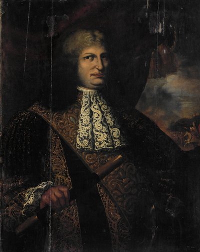 オランダ領東インド総督コーネリス・スピールマンの肖像 作： Martin Palin (attributed to)