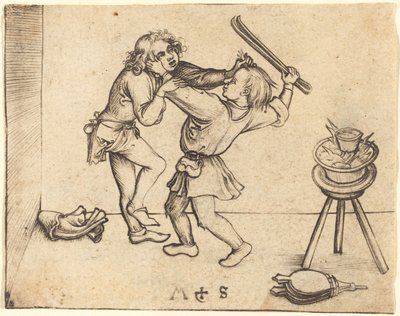 見習いの戦い 作： Martin Schongauer
