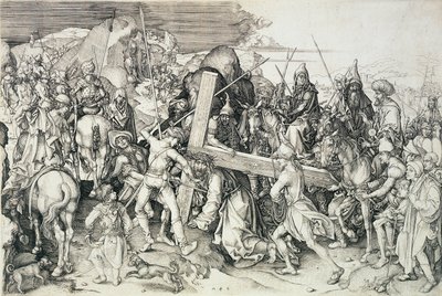 十字架を背負うキリスト 作： Martin Schongauer