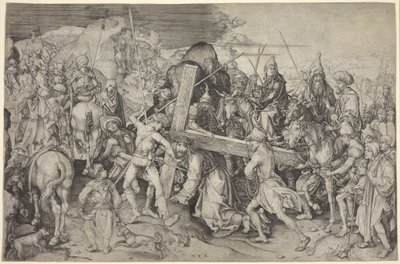 十字架を背負うキリスト 作： Martin Schongauer