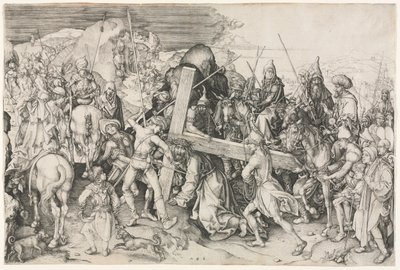 十字架を背負うキリスト 作： Martin Schongauer