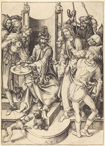 ピラトの前のキリスト 作： Martin Schongauer