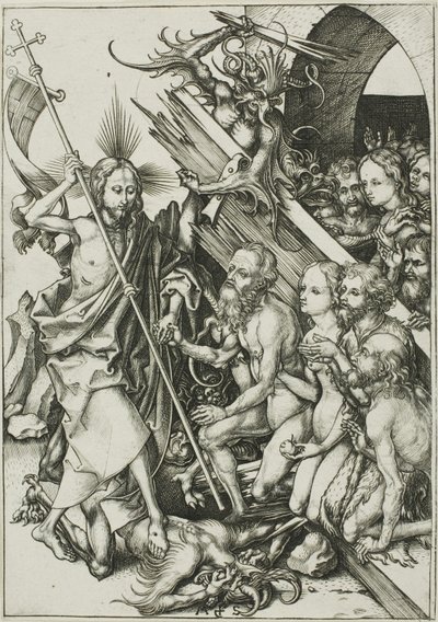 受難より、辺境のキリスト 作： Martin Schongauer