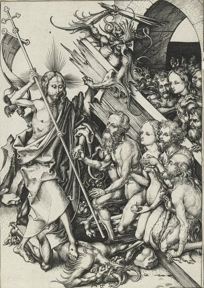 虚無のキリスト 15世紀後半 作： Martin Schongauer