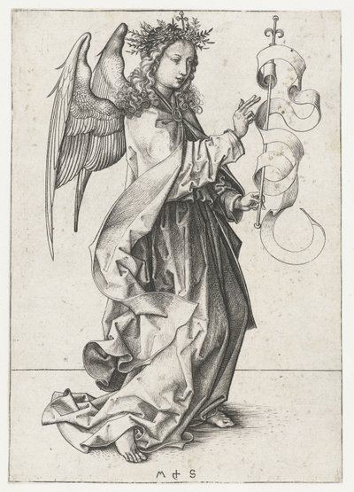 天使ガブリエル 告知（シリーズタイトル） 作： Martin Schongauer