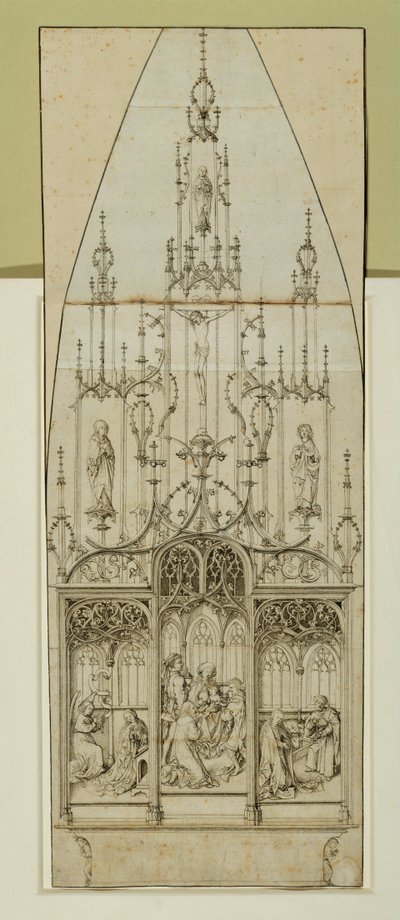 祭壇の図面... 作： Martin Schongauer