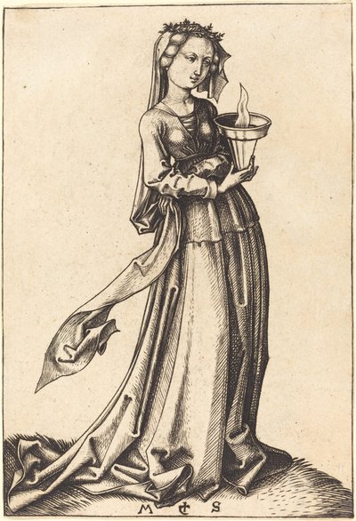 第四賢者の聖母 作： Martin Schongauer