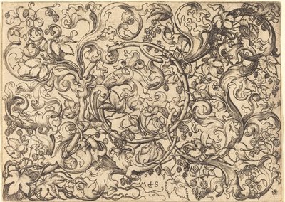 ホップのつるの飾り 作： Martin Schongauer