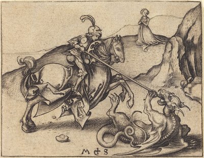 セントジョージ 作： Martin Schongauer