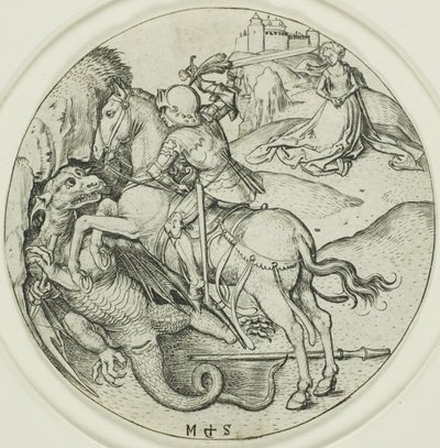 セント・ジョージ 作： Martin Schongauer