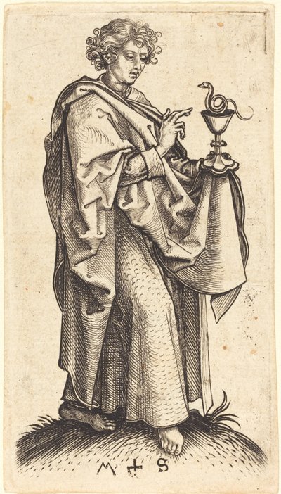 伝道者聖ヨハネ 作： Martin Schongauer