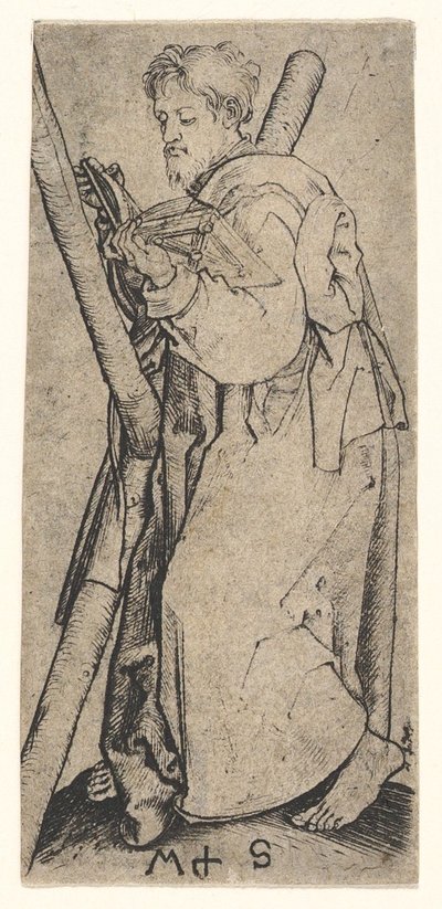セントアンドリュー、ca。 1435-1491。 作： Martin Schongauer