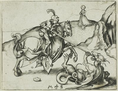セント・ジョージ 作： Martin Schongauer