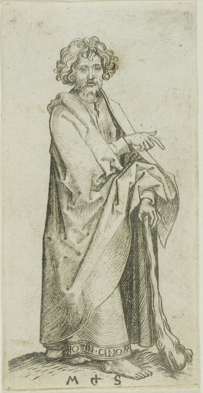 小ヤコブ、使徒より 作： Martin Schongauer