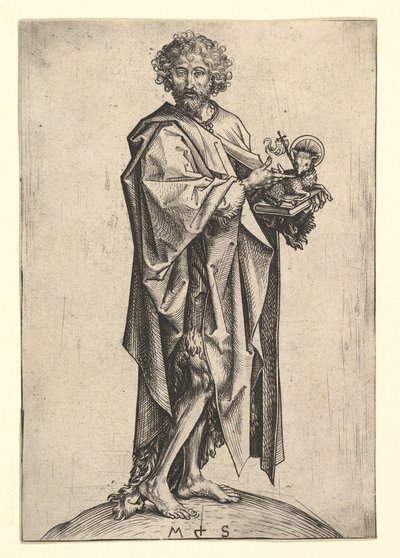 セントジョンザバプティスト、ca。 1435-1491。 作： Martin Schongauer