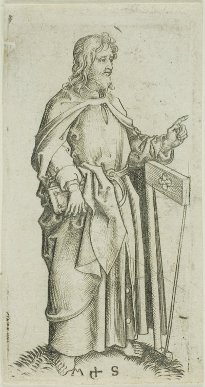 聖ユダ、使徒より 作： Martin Schongauer