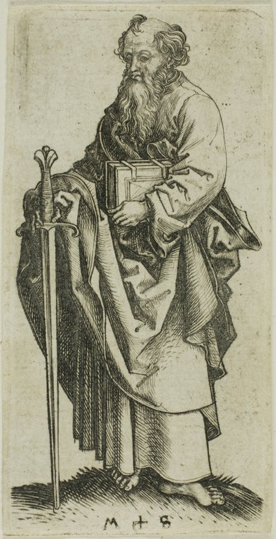 聖パウロ、使徒より 作： Martin Schongauer