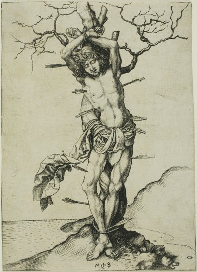 聖セバスチャン 作： Martin Schongauer