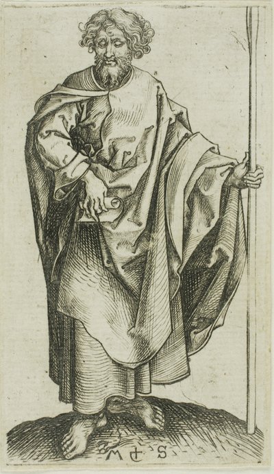 聖トマス、使徒より 作： Martin Schongauer