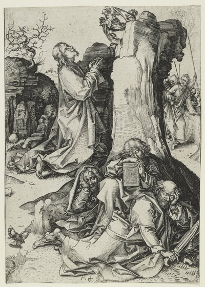 庭の苦悶（彫刻） 作： Martin Schongauer