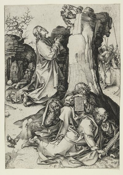 庭園の苦悩」 15世紀後半 作： Martin Schongauer