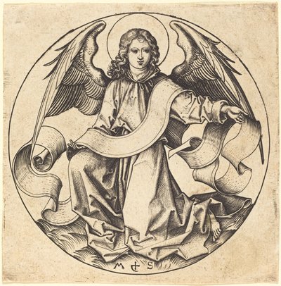 聖マタイの天使 作： Martin Schongauer