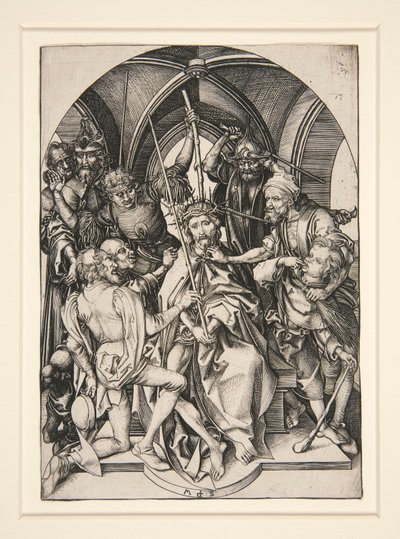 とげのある戴冠、シリーズ The Passion より 作： Martin Schongauer
