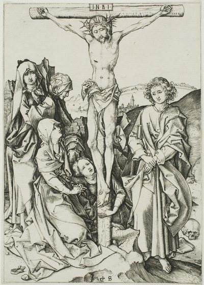 磔刑、受難曲より 作： Martin Schongauer