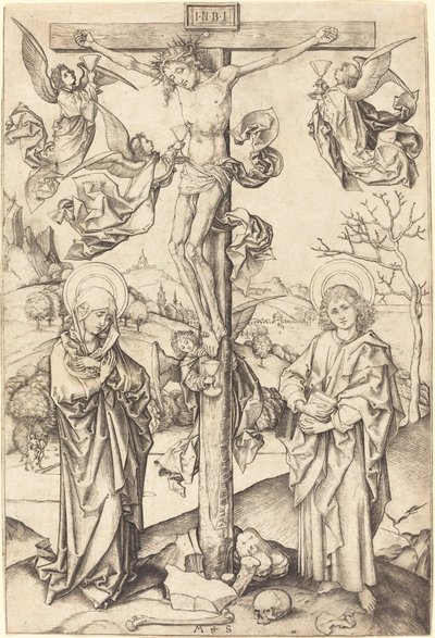 四天使の磔刑 作： Martin Schongauer