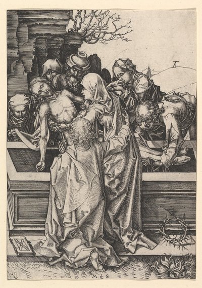 キリストの墓、ca。 1435-1491。 作： Martin Schongauer