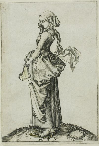 第五の愚かな処女 作： Martin Schongauer